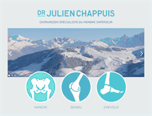 Tablet Screenshot of drjulienchappuis.com
